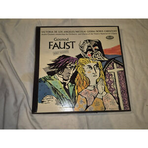 Gounod Faust Victoria De Los Angeles Box Set 4 LP Box Set Capitol GDR-7154 EX